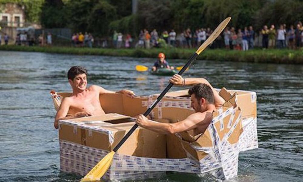 Villanueva acogerá la primera carrera riojana de barcos de cartón