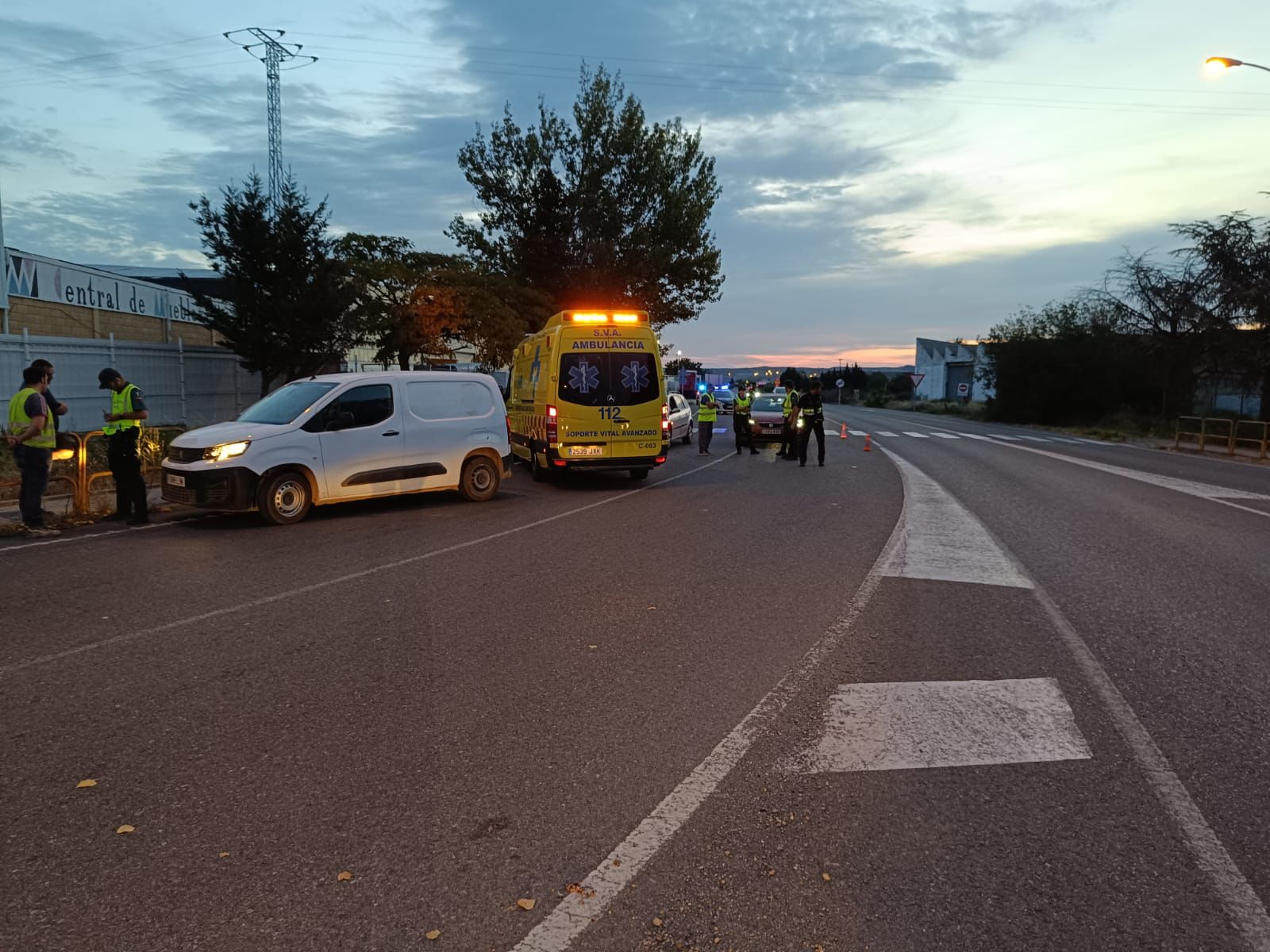 Una Joven Evacuada Al Hospital Tras Un Atropello En Calahorra