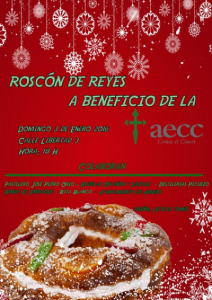 roscón de Reyes a beneficio de la AECC