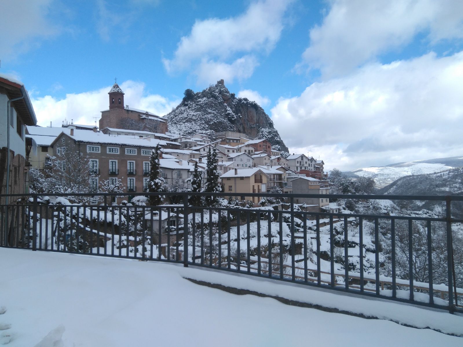 Nieva en Cameros hace honor a su nombre