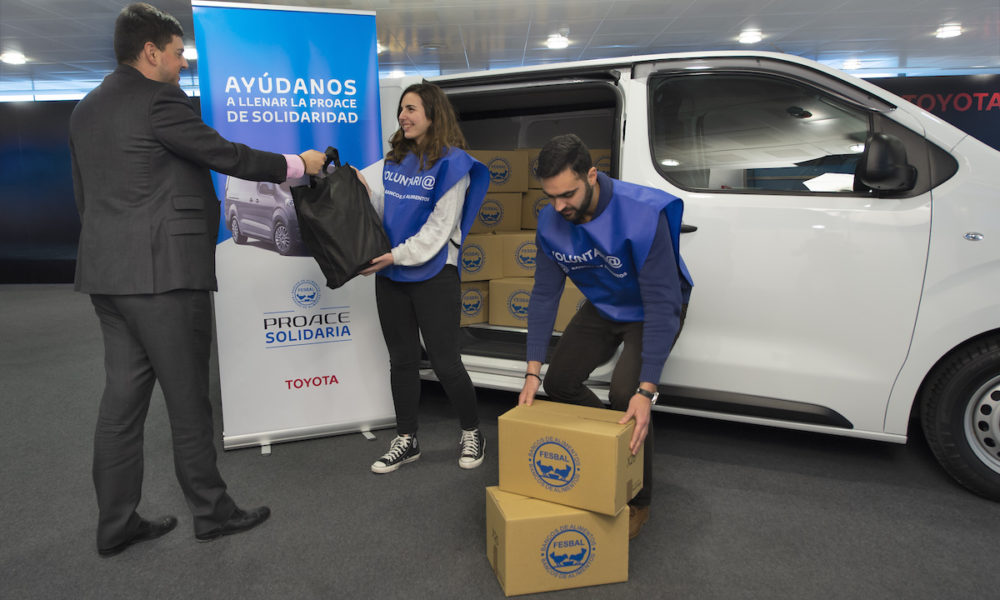 Toyota organiza una recogida de alimentos en Logroño y Calahorra