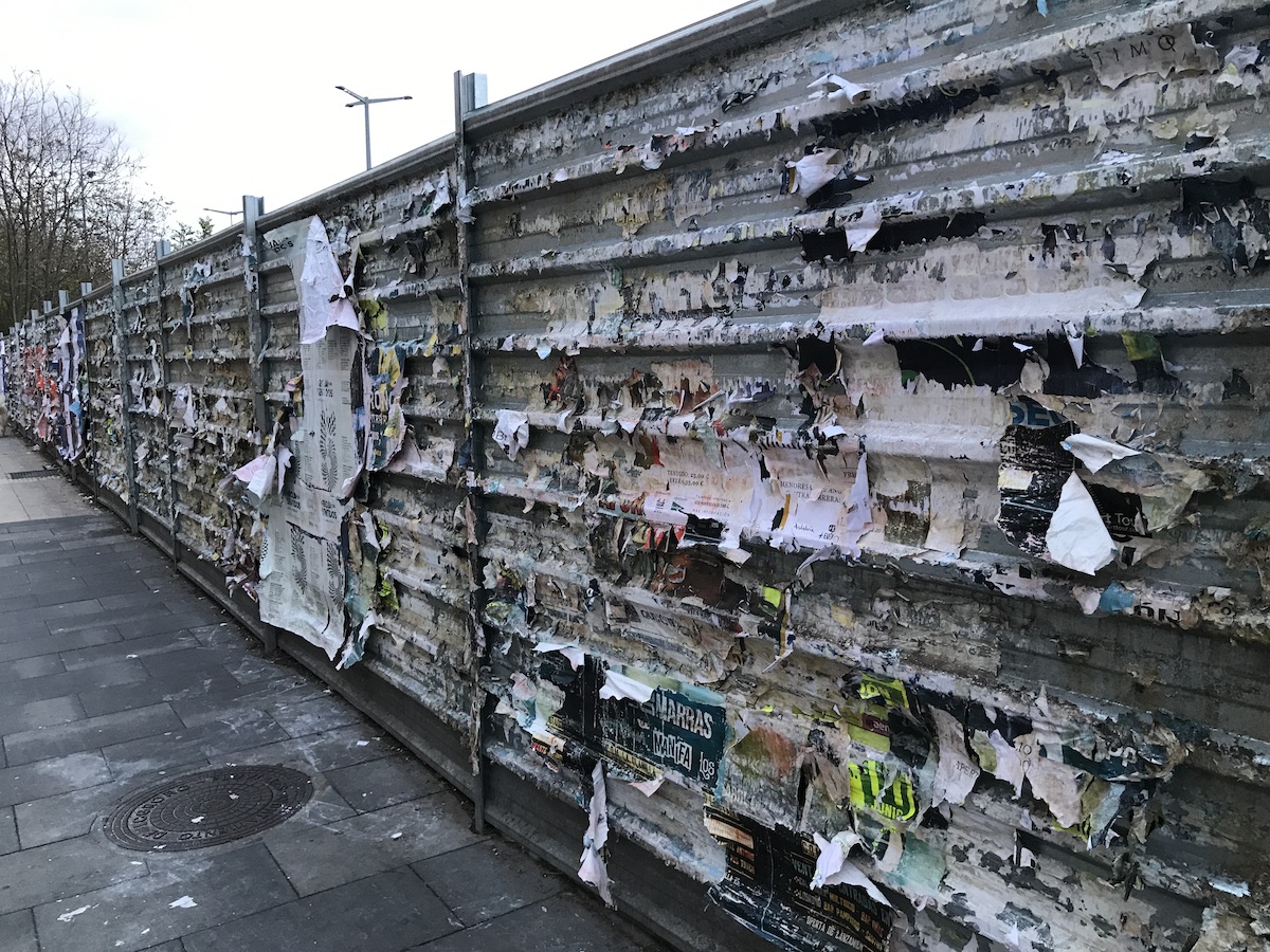 Una pintada con "libertad presos antifascistas", única incidencia en el inicio del 10-N - NueveCuatroUno
