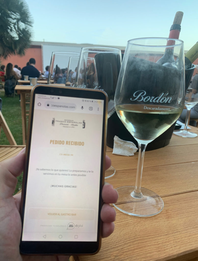 Technology in the service of wine tourism: gastrobar 'online' thanks to JIGO