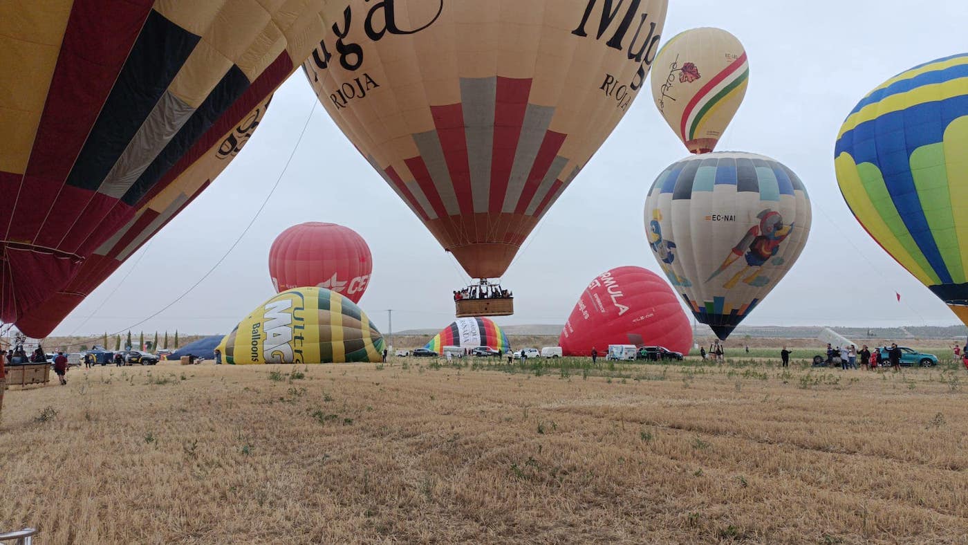 Los globos volverán a sobrevolar los viñedos riojanos del 15 al 18 de ...